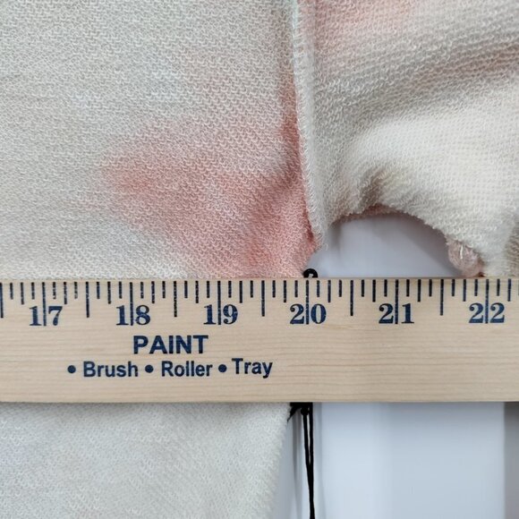 New Kirious Reverse Stitch Crewneck Tie Dye Oversize Sweatshirt Small Women Pink - Picture 8 of 10